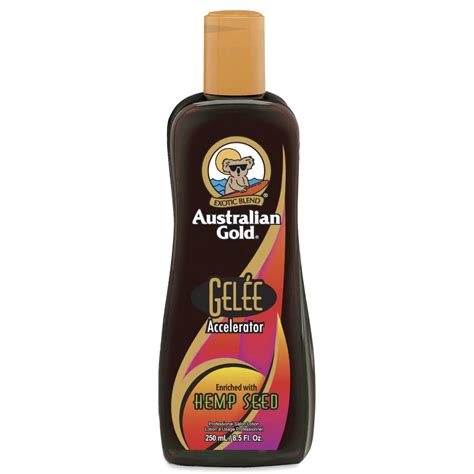 Australian Gold Gelee Dark Tanning Accelerator with Hemp Seed .